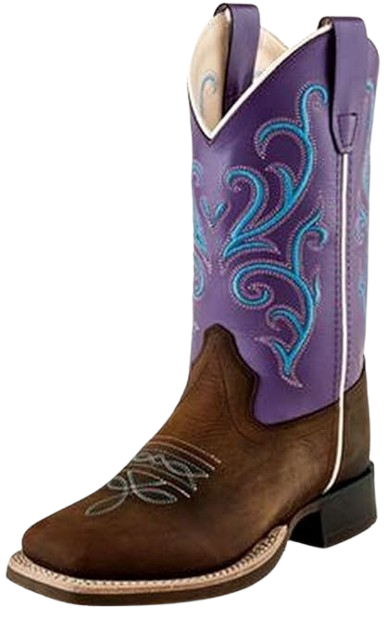 Youth Purple Top Brown Foot