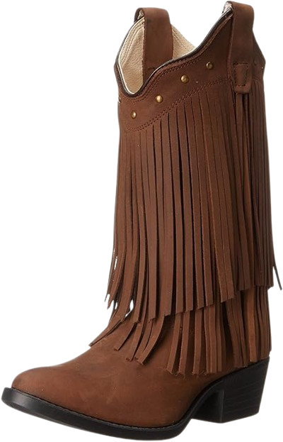 Girl's 8125 Corona Leather Fringe
