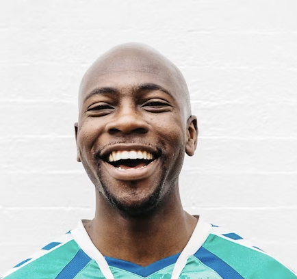 man in a green t-shirt